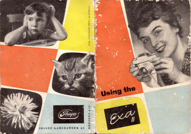 Exakta EXA II manual cover