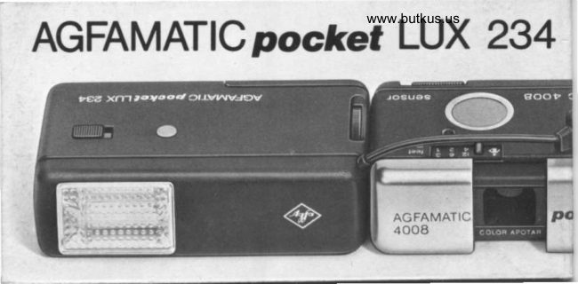 Agfa Agfamatic Pocket Lux 234 manual cover