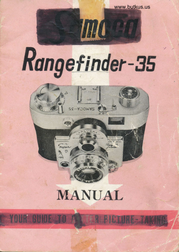 SAMOCA Rangefinder 35 manual cover