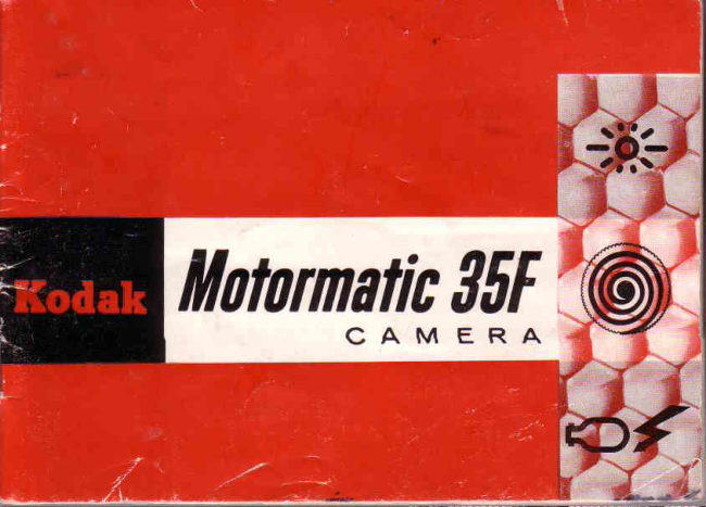 Kodak Motormatic 35F manual cover
