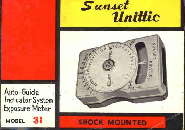 Sunset Unittic manual cover