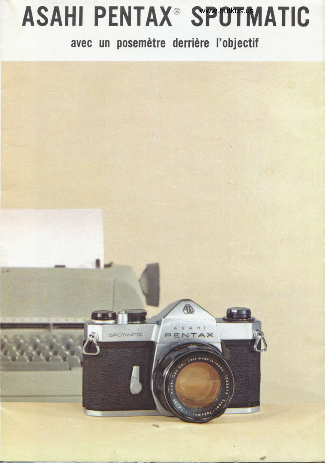 Pentax Spotmatic - short manual cover