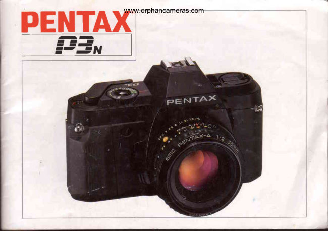 Pentax P3n manual cover
