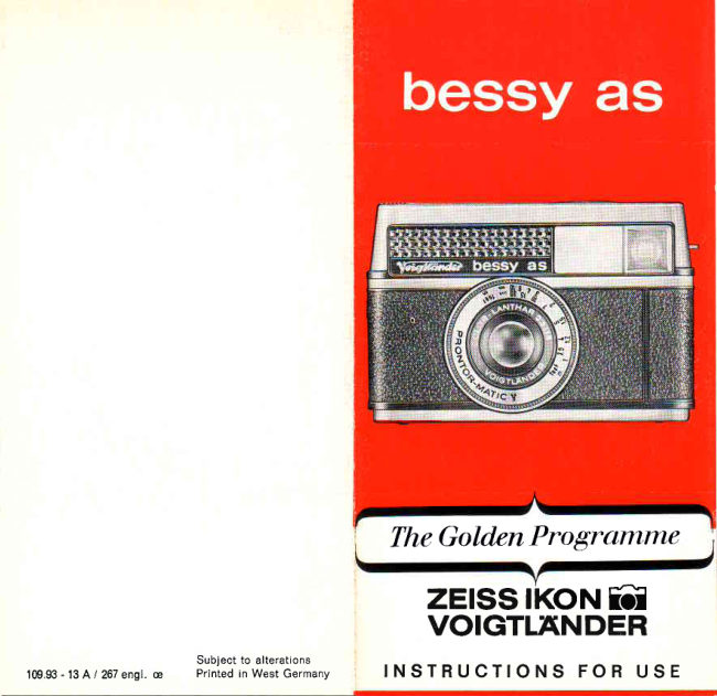 Voigtlander bessy as manual cover