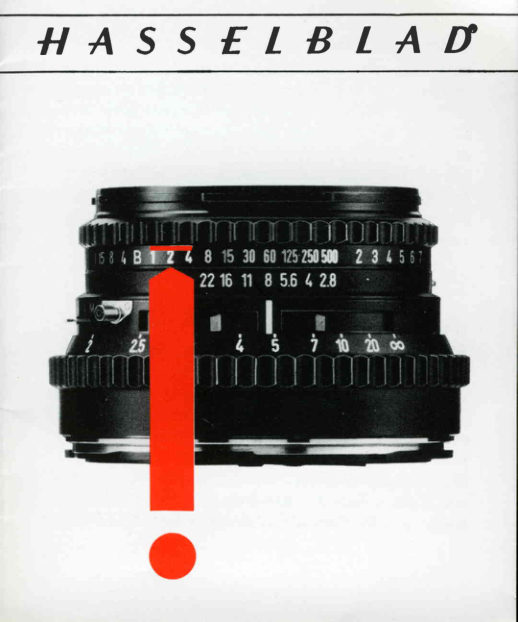 Hasselblad Exposure Reminder manual cover