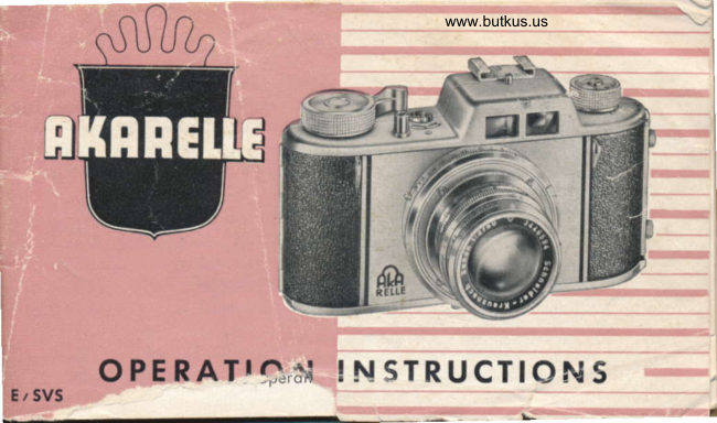 AKAREX AKARELLE manual cover