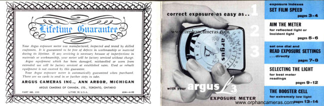 Argus L3 manual cover