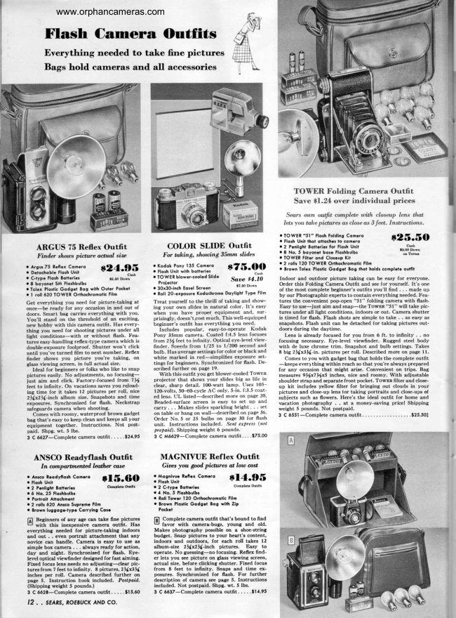 Sears flash units manual cover