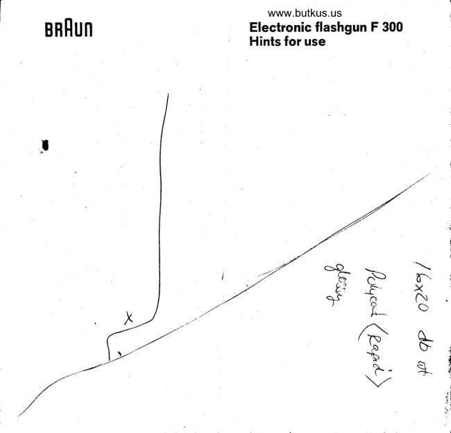 Braun F300 Electronic flash manual cover