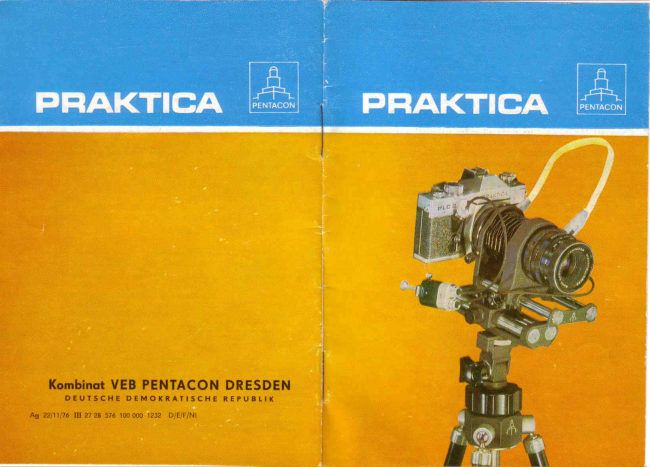 Praktica Accessories manual cover
