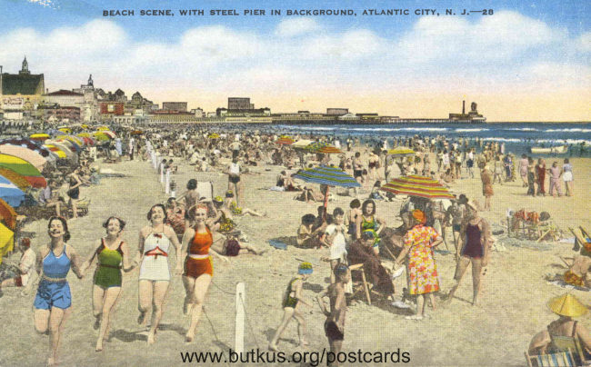Atlantic City - Beach - 1950s manual cover