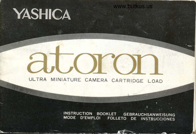 Yashica Atoron manual cover