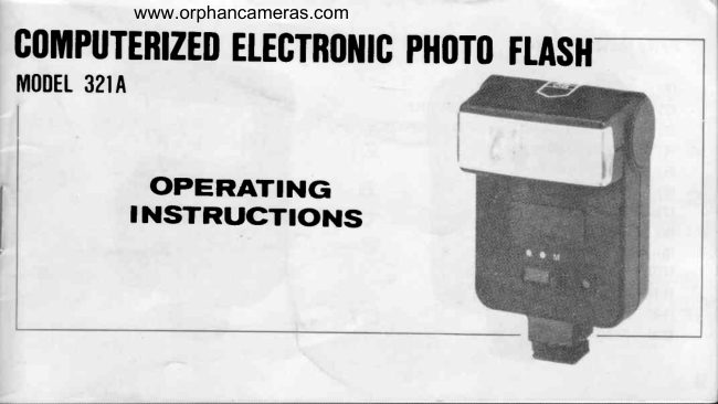 321A flash manual cover