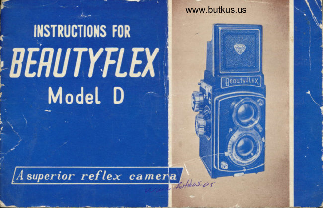 Beautyflex Model D manual cover