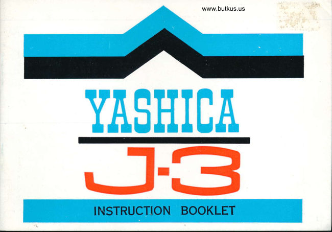 Yashica J-3 manual cover
