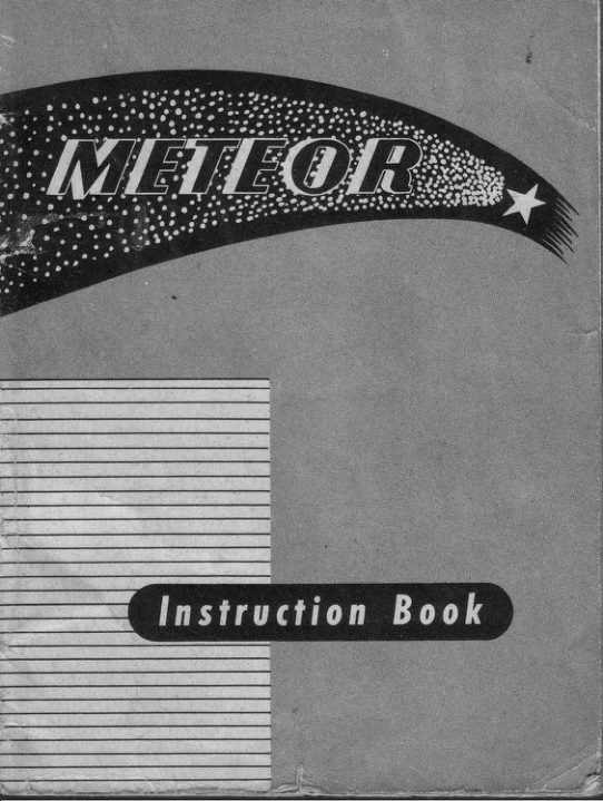 Universal Meteor manual cover