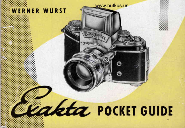 Second example - Exakta Pocket Guide manual cover