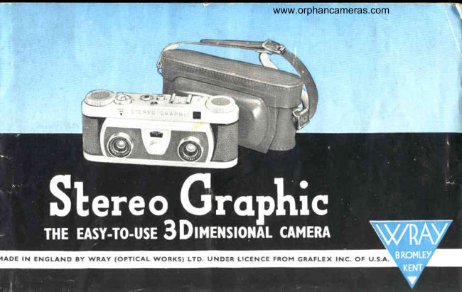 Stereo Graphic WRay manual cover