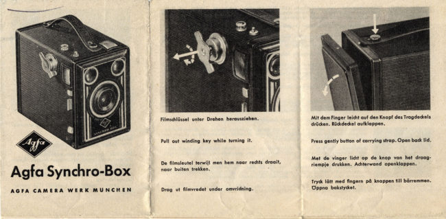 Agfa synchro-box manual cover
