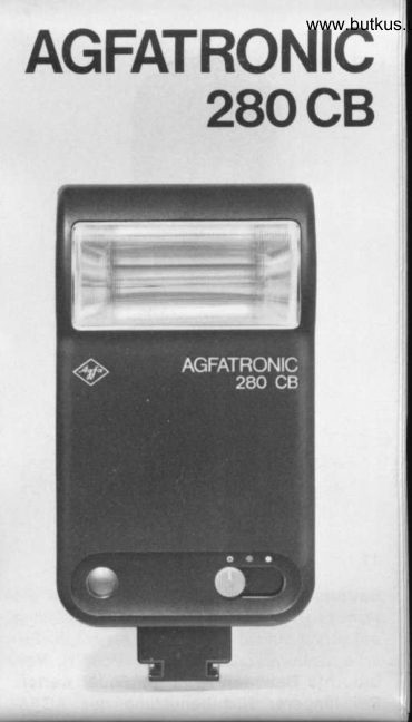 Agfa Agfatronic 280CB manual cover