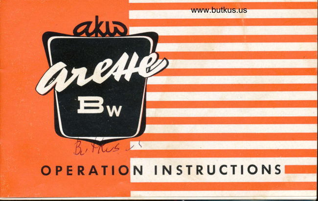 Akio Arette / AKARELLE System manual cover
