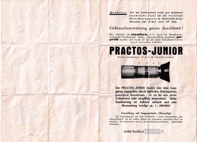Practos-Junior manual cover