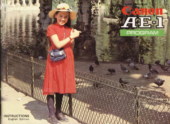 Canon AE-1 Program manual cover