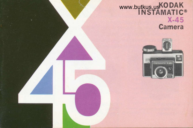Kodak Instamatic X45 manual cover