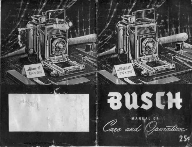 BUSCH C manual cover