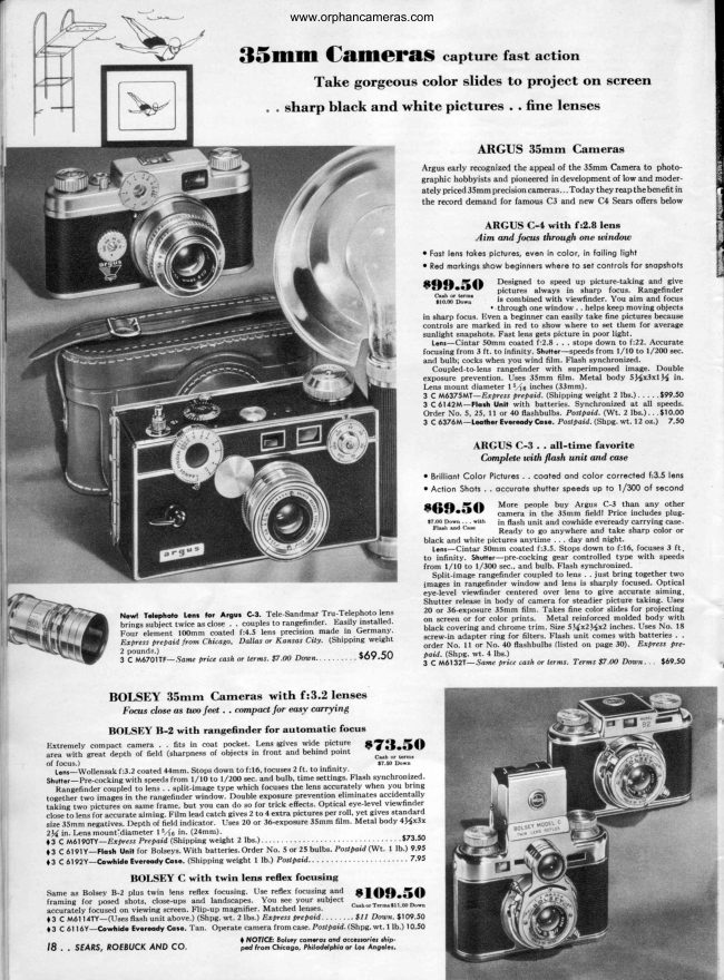 Sears 35mm cameras -1 manual cover