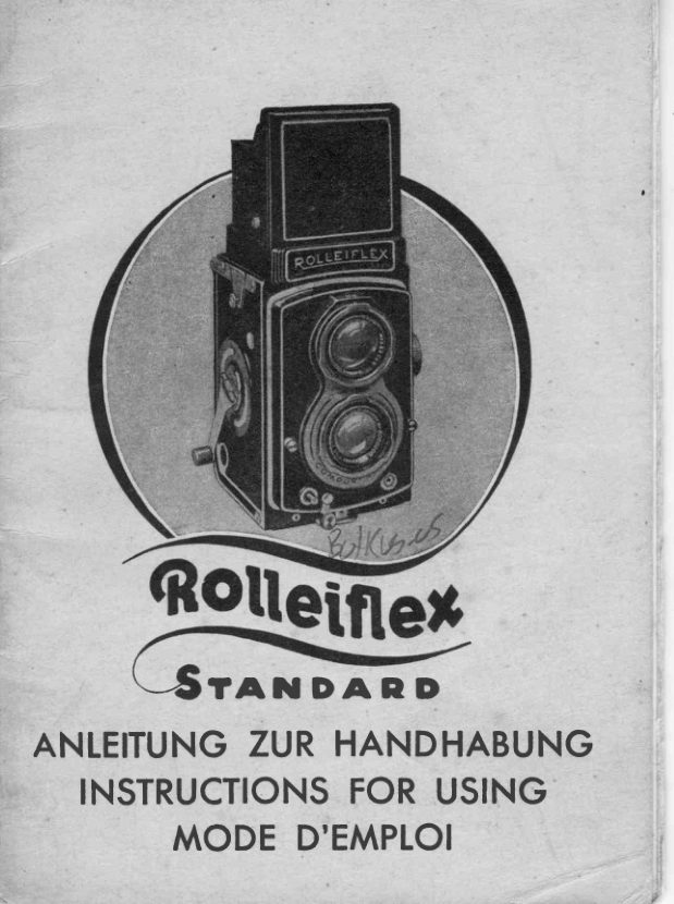 Rolleiflex Standard Rolleiflex Standard Anleitung Zur Handhabung manual cover
