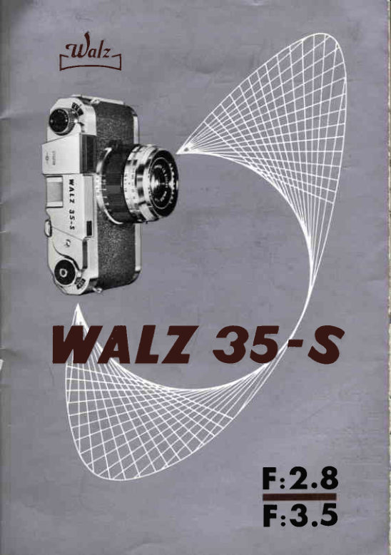 WALZ 35- S manual cover