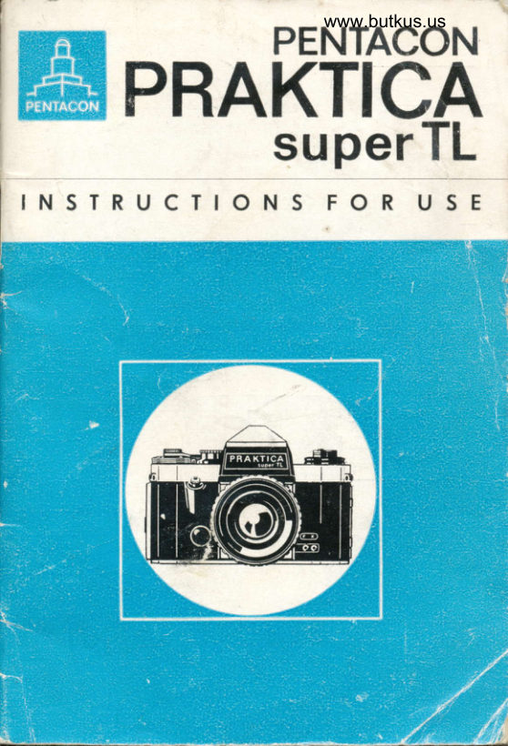 Praktica Super TL manual cover