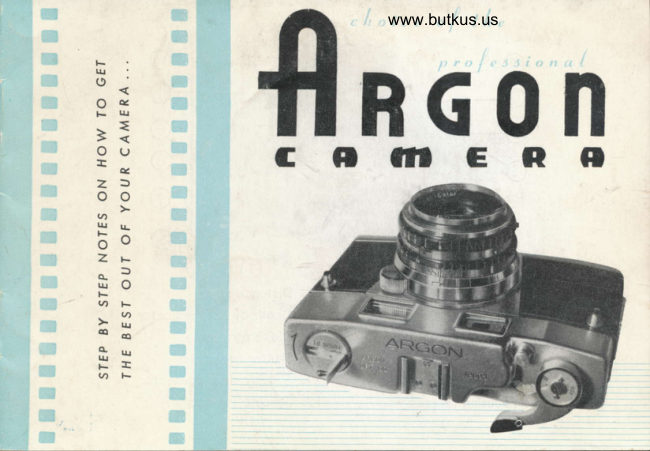 Argon camera manual cover