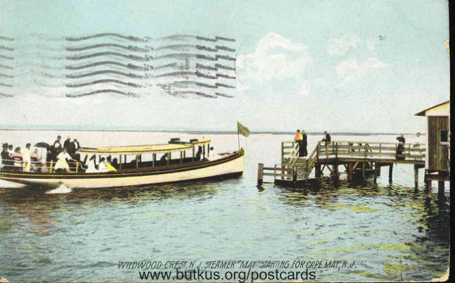 Wildwood Crest - Steamer transport - 1908 manual cover