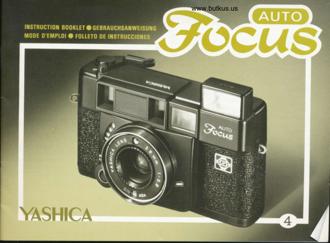Yashica Auto Focus manual cover