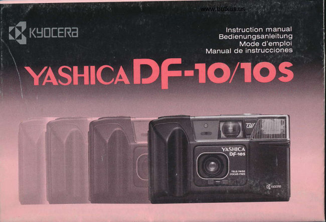 Yashica Df 10 manual cover