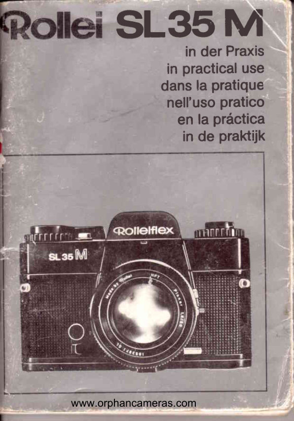 Rollei SL 35 M manual cover