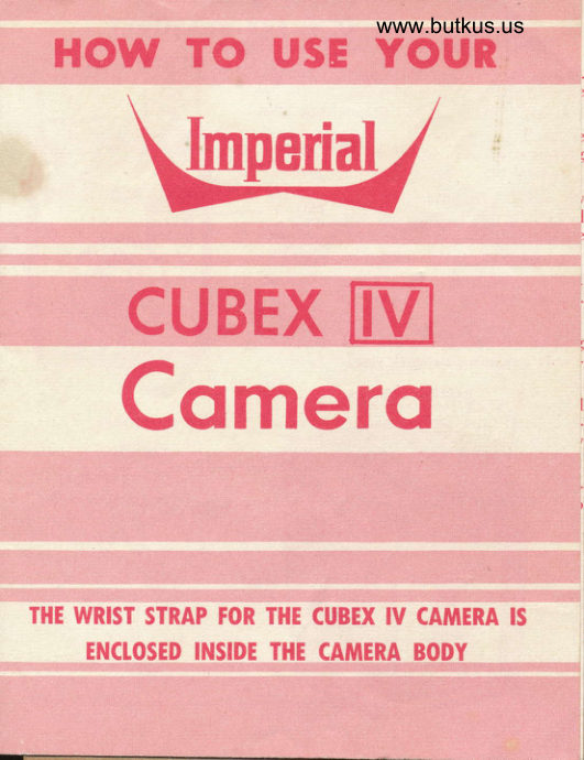 Imperial Cubex IV manual cover