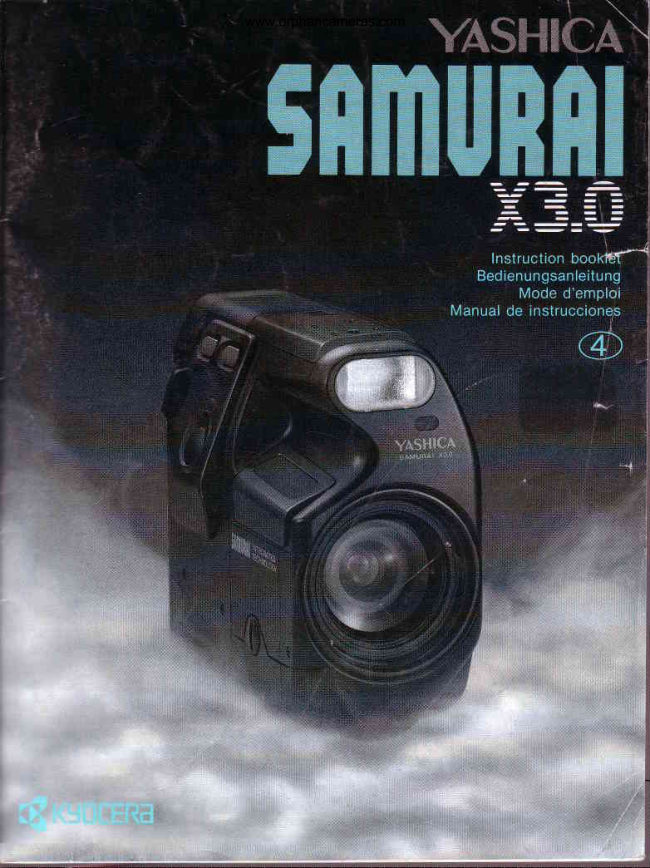 Yashica Samurai X30 manual cover
