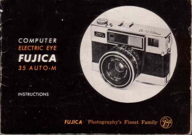 FUJICA 35 Auto-M manual cover