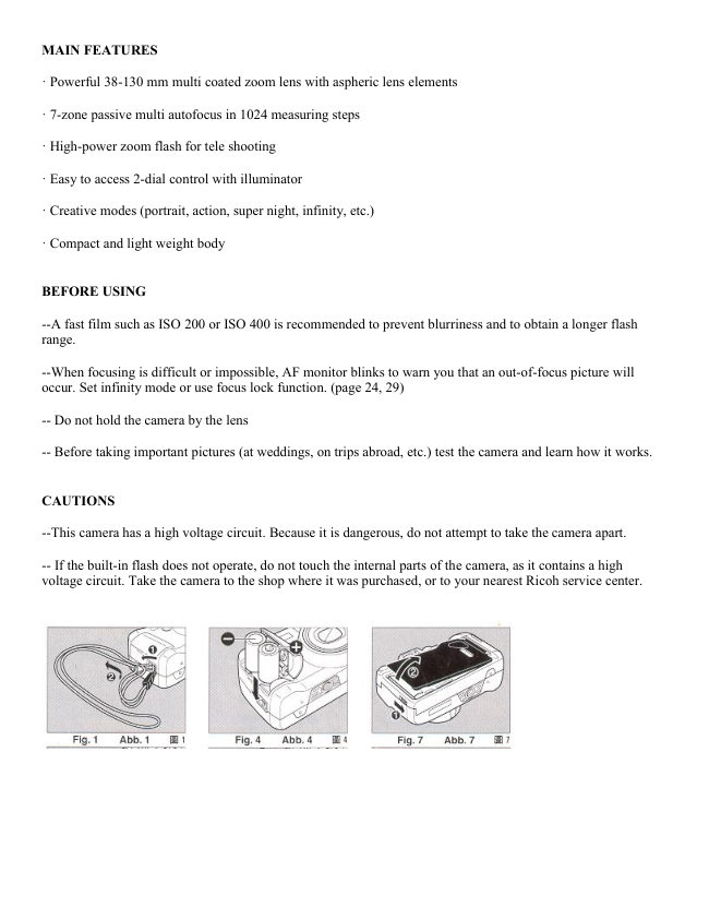 Ricoh Shotmaster 130 Super QD manual cover