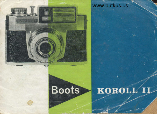 BOOTS Koroll II manual cover