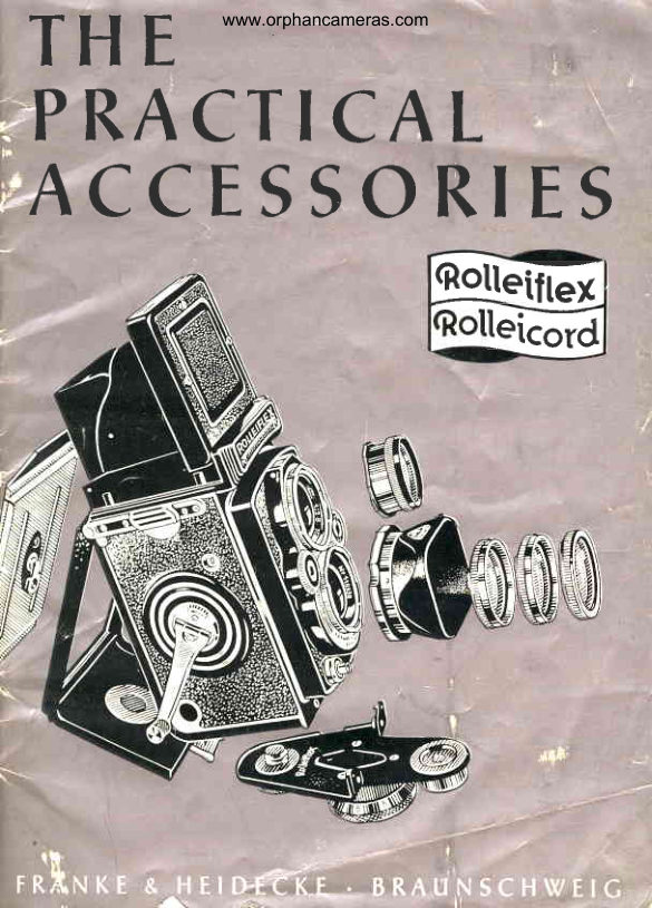 Rollei Practical Accessories - 1959 manual cover