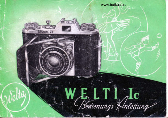 Welta Welti Ic manual cover