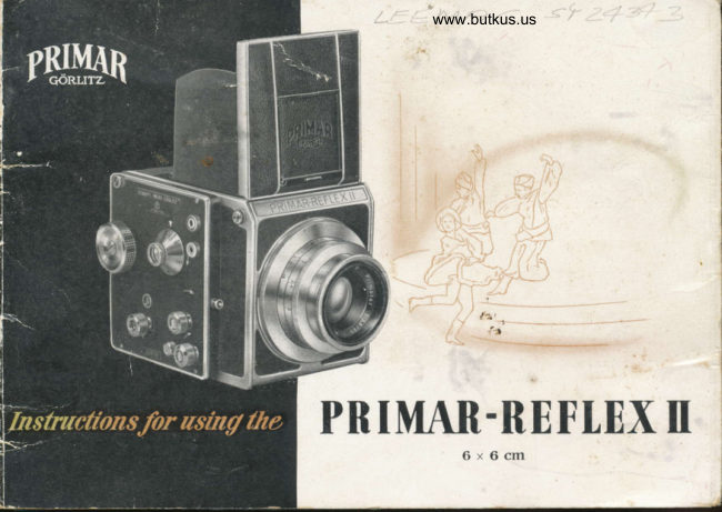 PRIMAR-REFLEX II manual cover