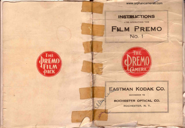 Kodak Premo 1 manual cover
