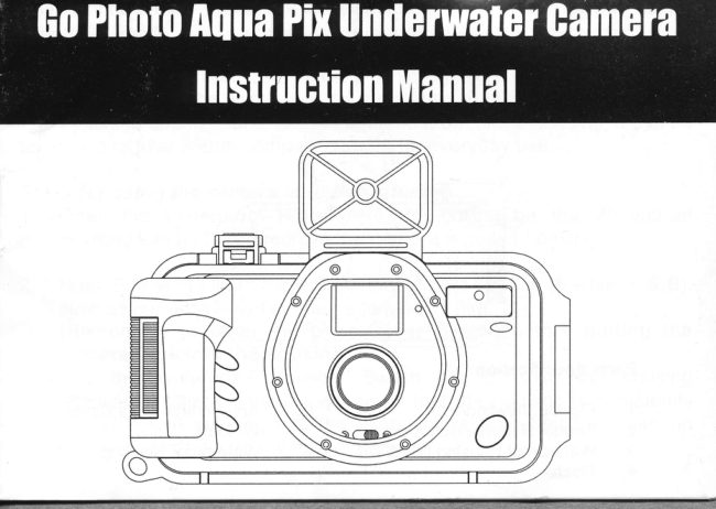Go Photo Aqua Pix manual cover