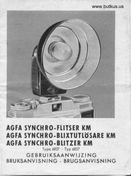 Agfa Synchro Blitzer KM manual cover