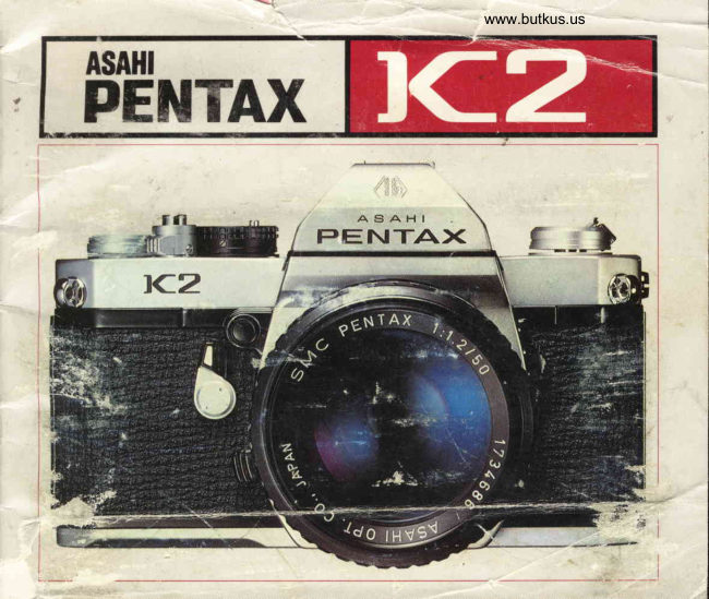 Pentax K2 manual cover